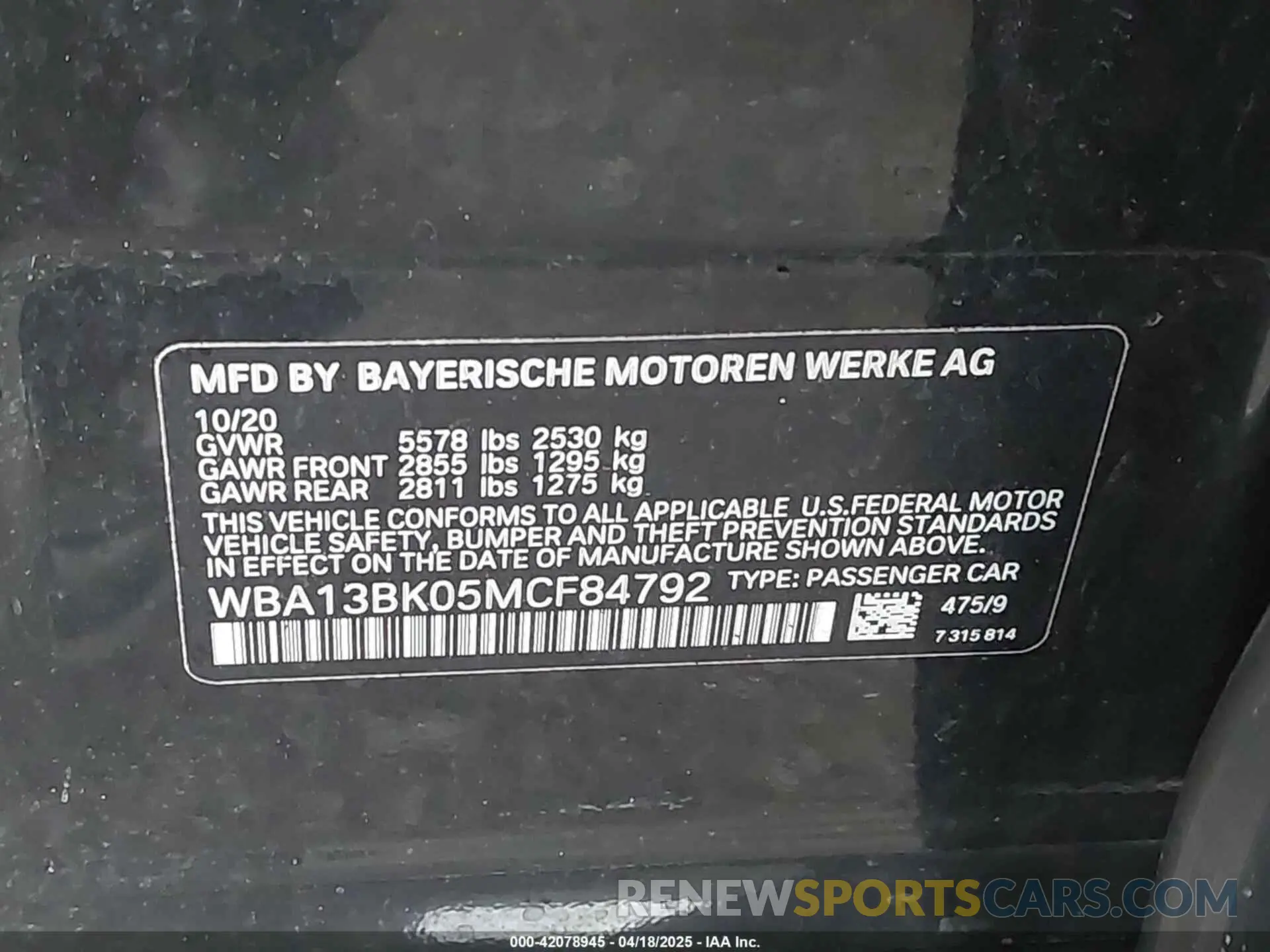 9 Photograph of a damaged car WBA13BK05MCF84792 BMW M550I 2021