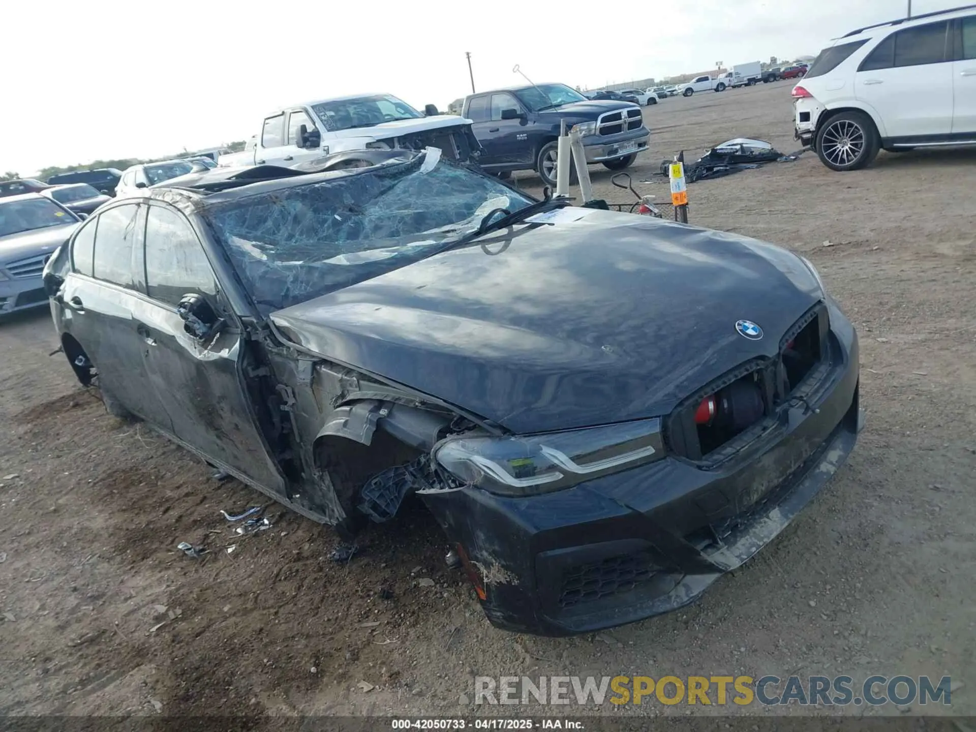 1 Photograph of a damaged car WBA13BK0XMCF98624 BMW M550I 2021