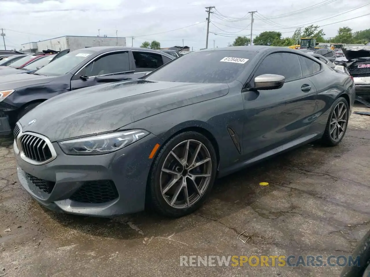 1 Photograph of a damaged car WBABC4C51KBU96543 BMW M8 2019