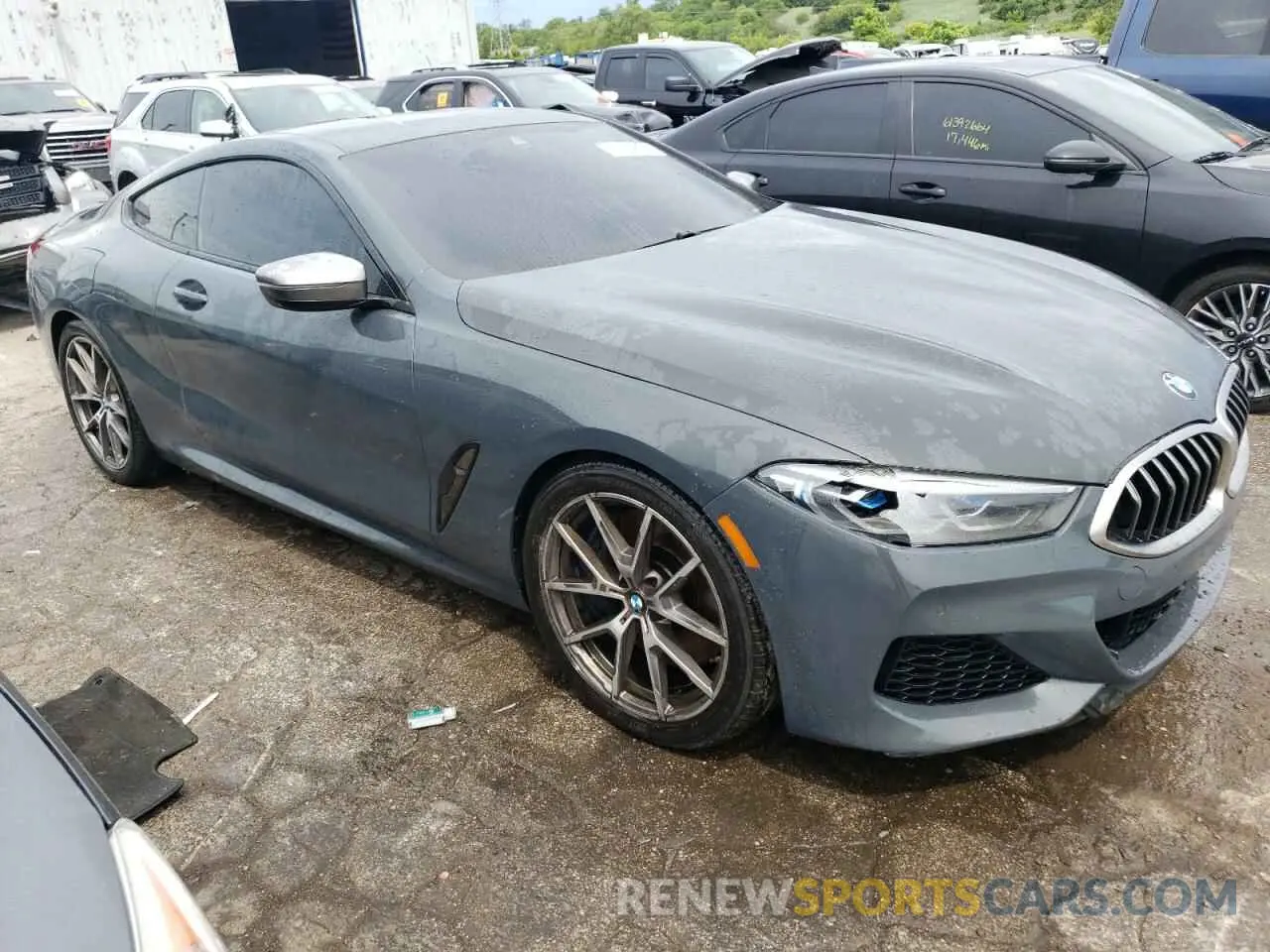 4 Photograph of a damaged car WBABC4C51KBU96543 BMW M8 2019