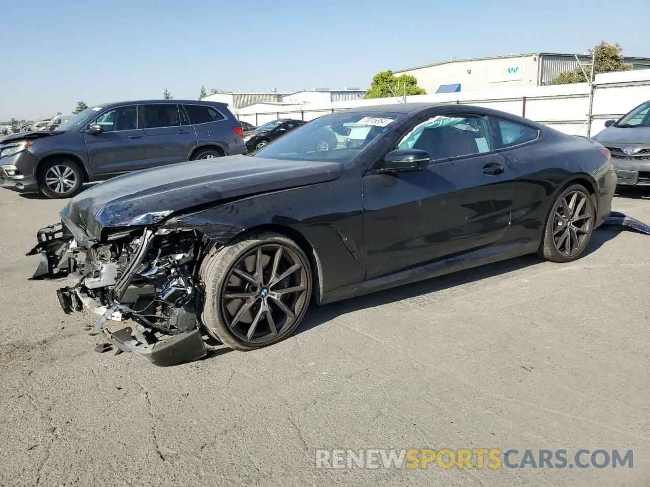 1 Photograph of a damaged car WBABC4C58KBU96801 BMW M8 2019