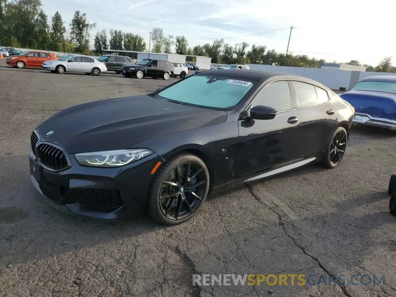 1 Photograph of a damaged car WBAGV8C02LCD71173 BMW M8 2020
