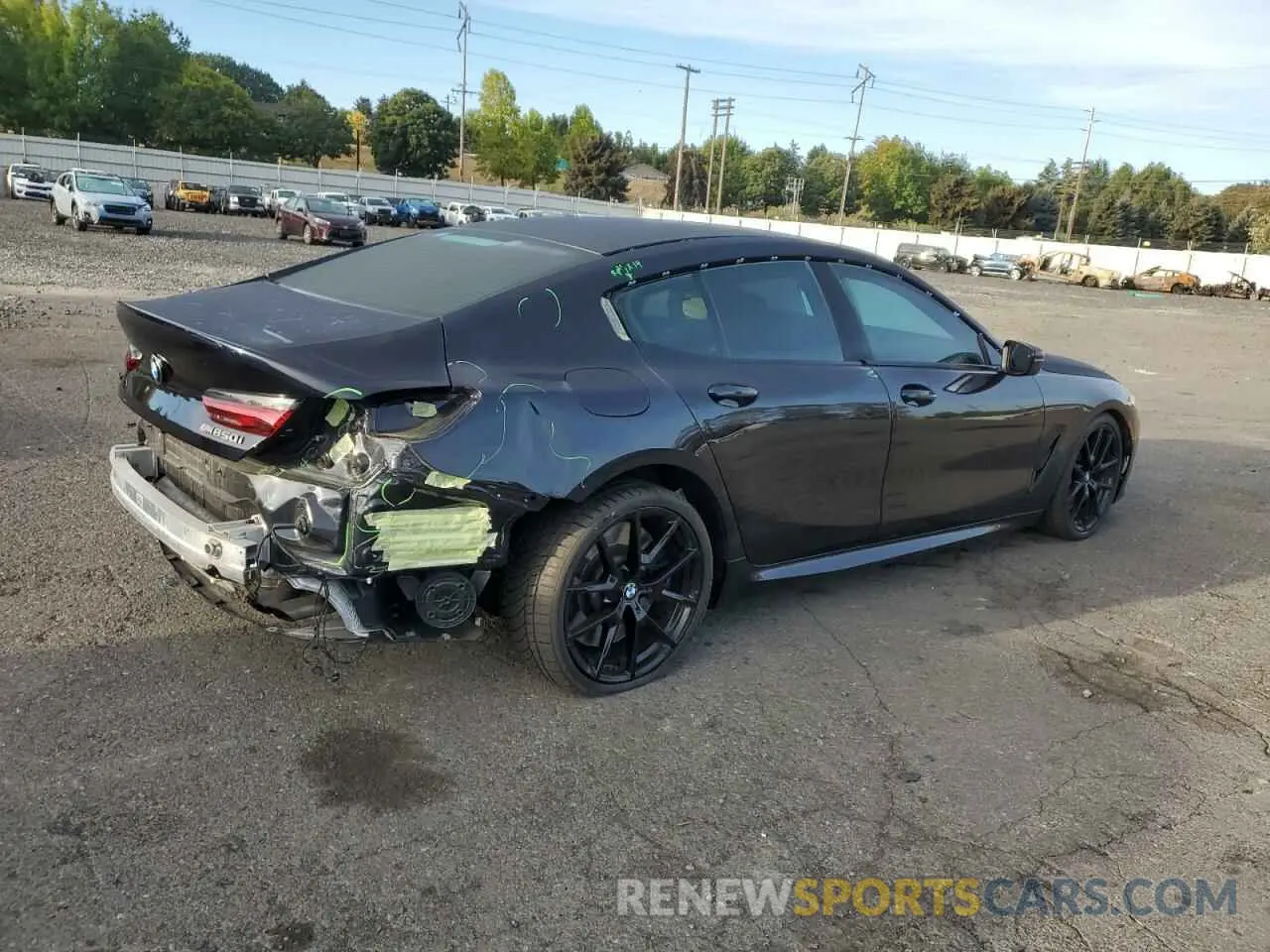 3 Photograph of a damaged car WBAGV8C02LCD71173 BMW M8 2020