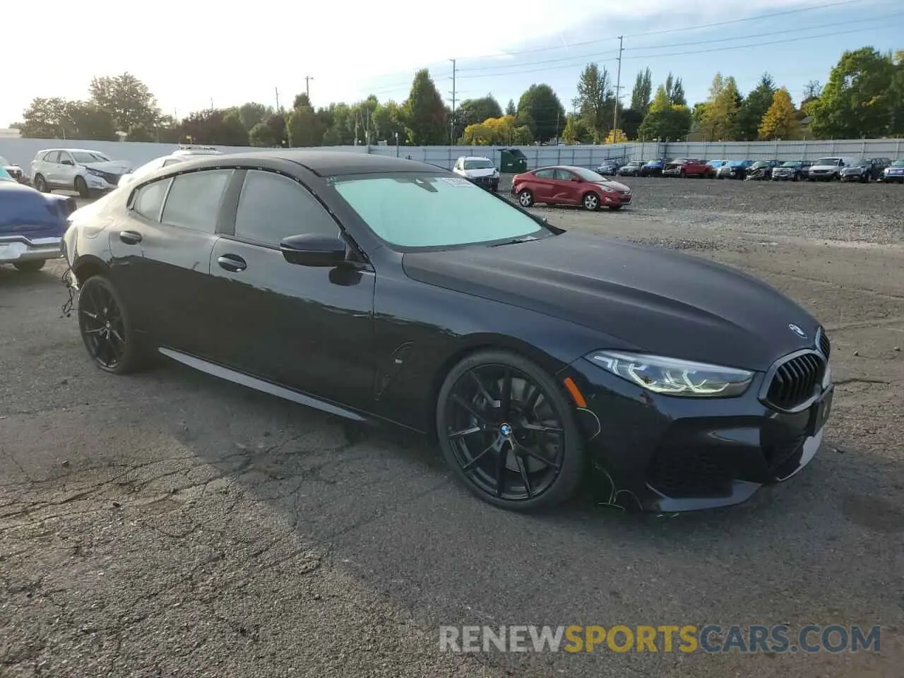 4 Photograph of a damaged car WBAGV8C02LCD71173 BMW M8 2020