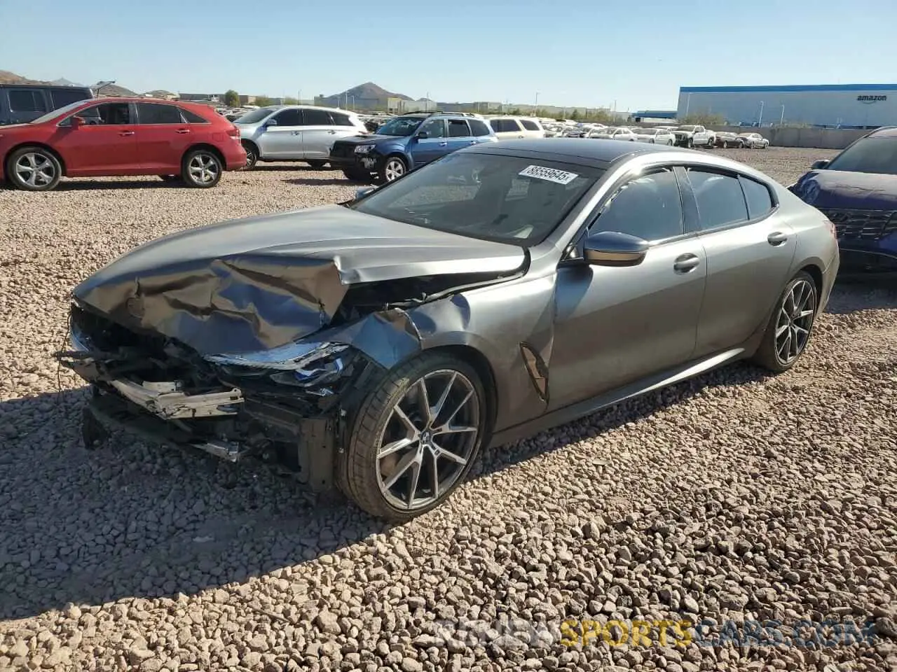 1 Photograph of a damaged car WBAGV8C05LCE41183 BMW M8 2020