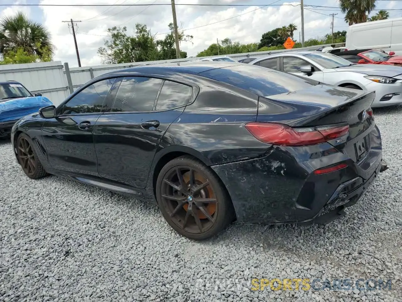 2 Photograph of a damaged car WBAGV8C06LBP48901 BMW M8 2020