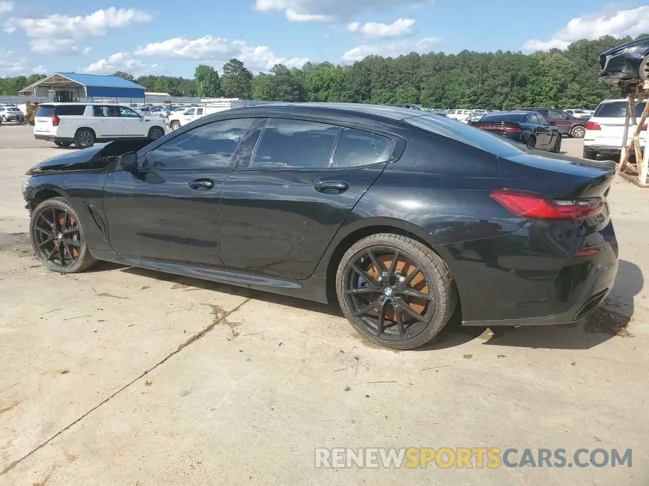2 Photograph of a damaged car WBAGV8C08LCD46679 BMW M8 2020