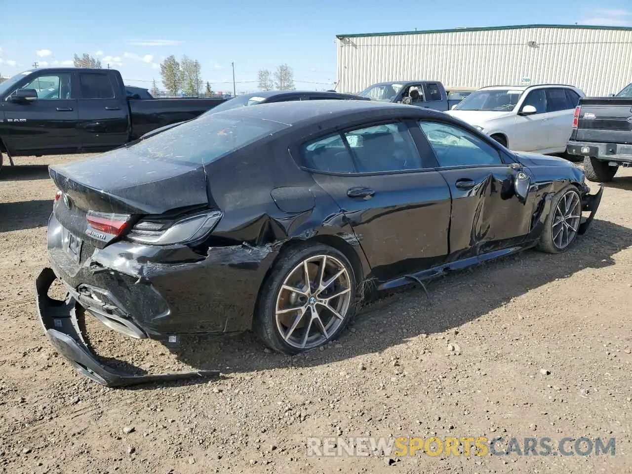 3 Photograph of a damaged car WBAGV8C09LCD82171 BMW M8 2020