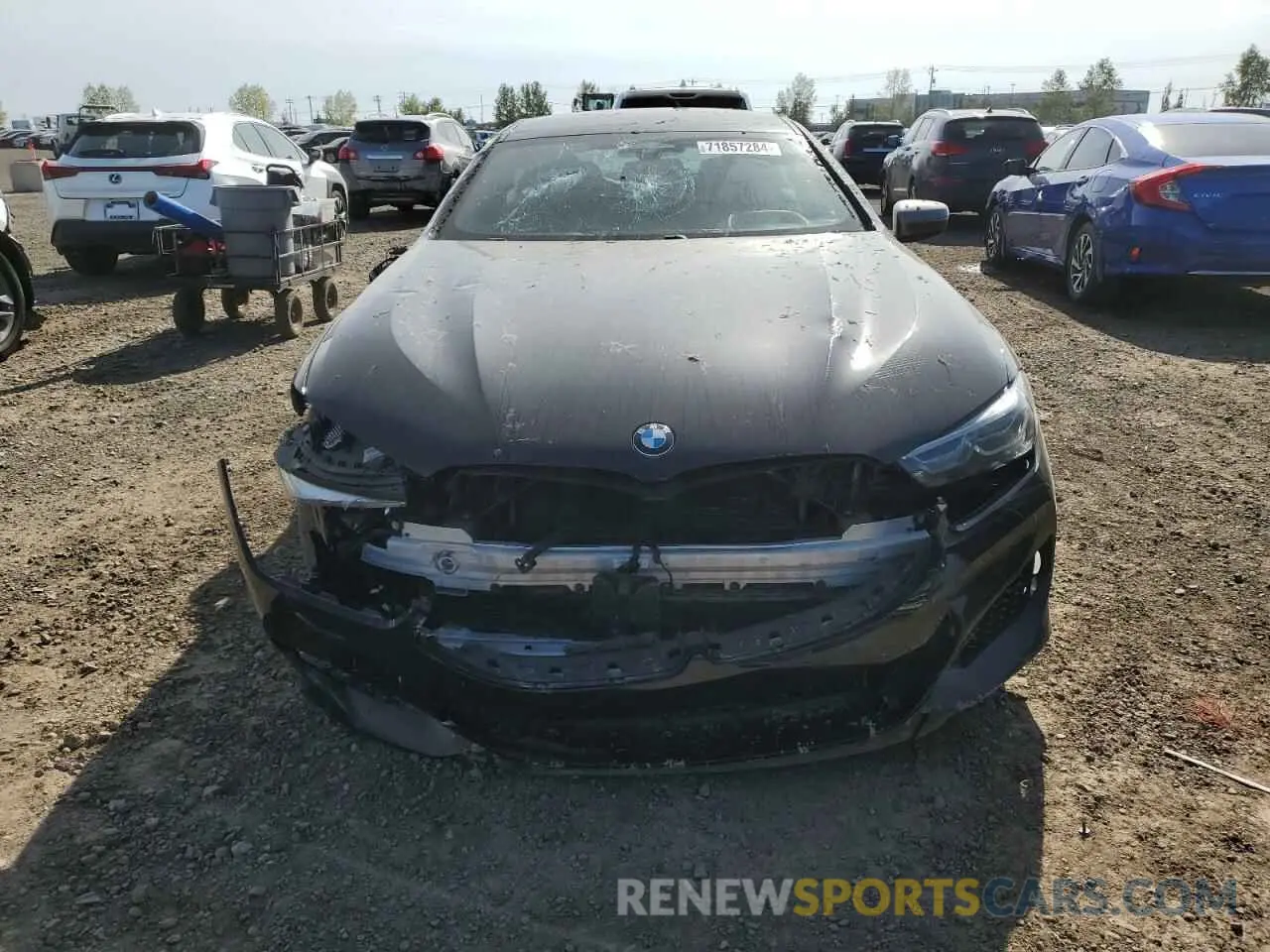 5 Photograph of a damaged car WBAGV8C09LCD82171 BMW M8 2020
