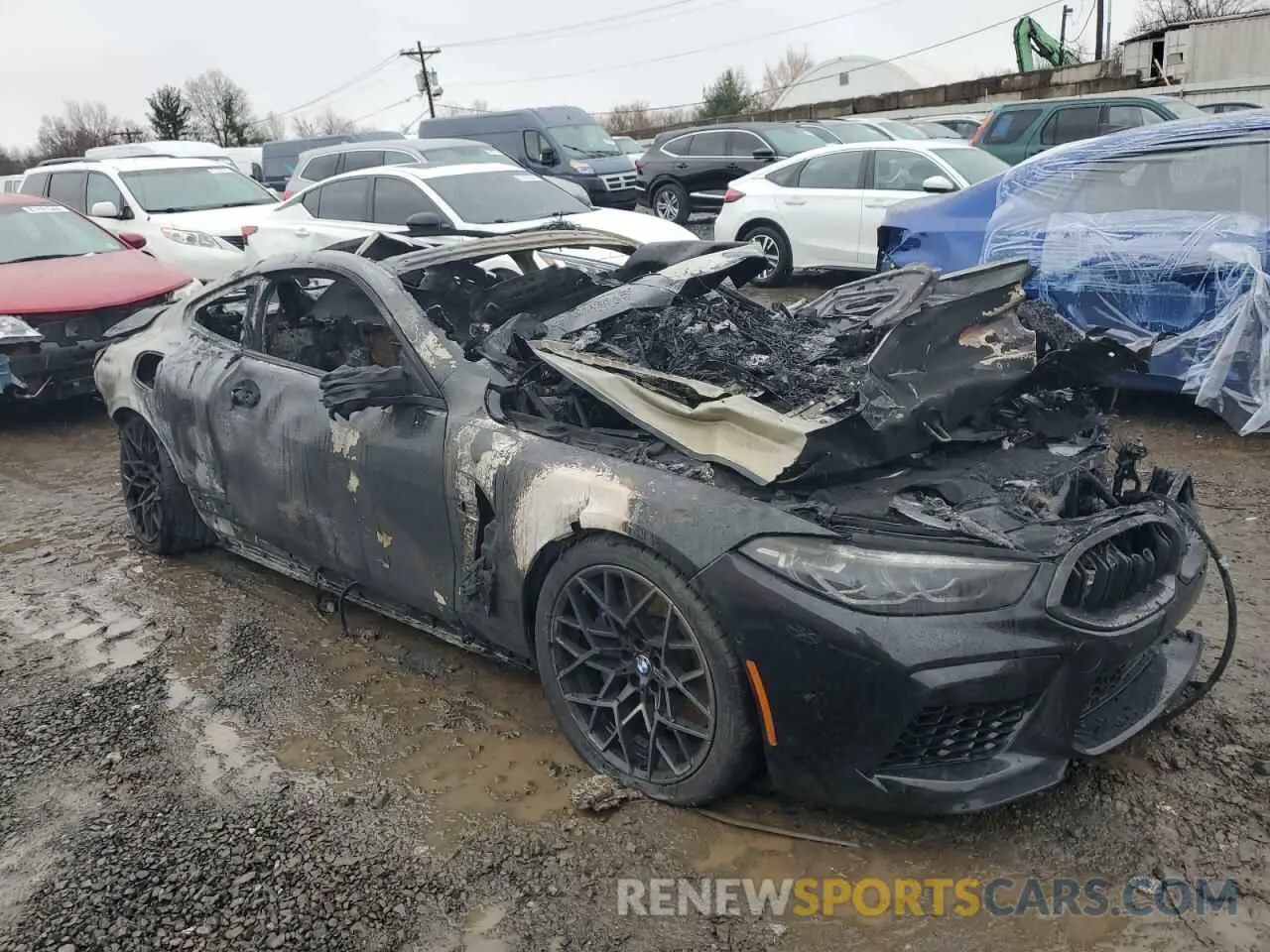 4 Photograph of a damaged car WBSAE0C00LCD68212 BMW M8 2020
