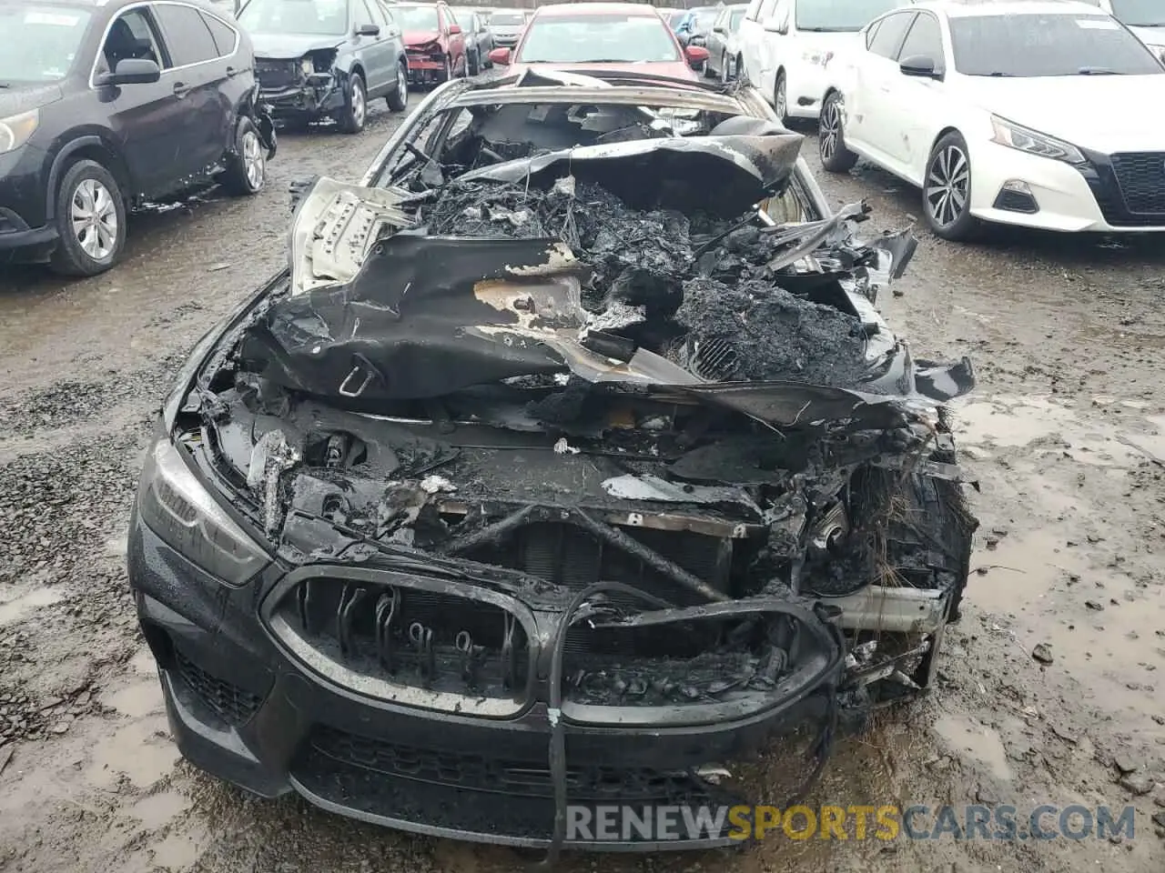 5 Photograph of a damaged car WBSAE0C00LCD68212 BMW M8 2020