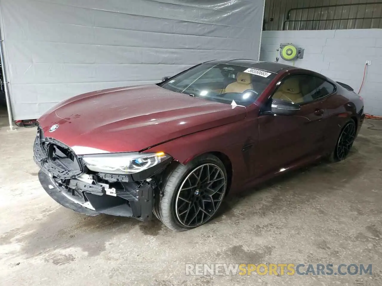 1 Photograph of a damaged car WBSAE0C01LCE23041 BMW M8 2020