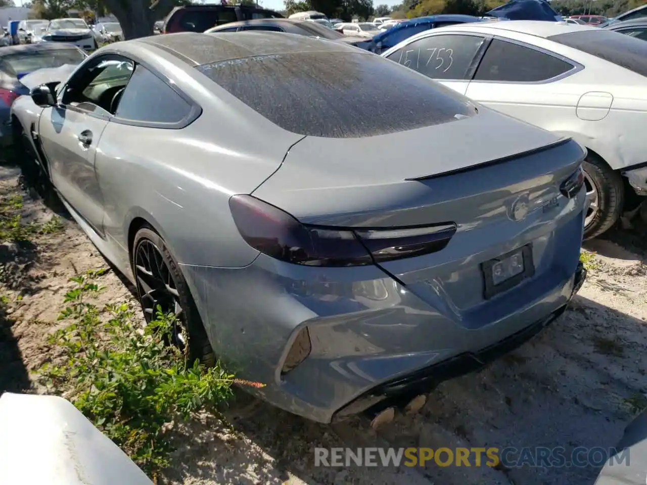 3 Photograph of a damaged car WBSAE0C02LBM08521 BMW M8 2020