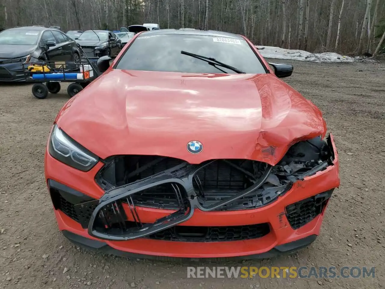 5 Photograph of a damaged car WBSAE0C03LBM08348 BMW M8 2020