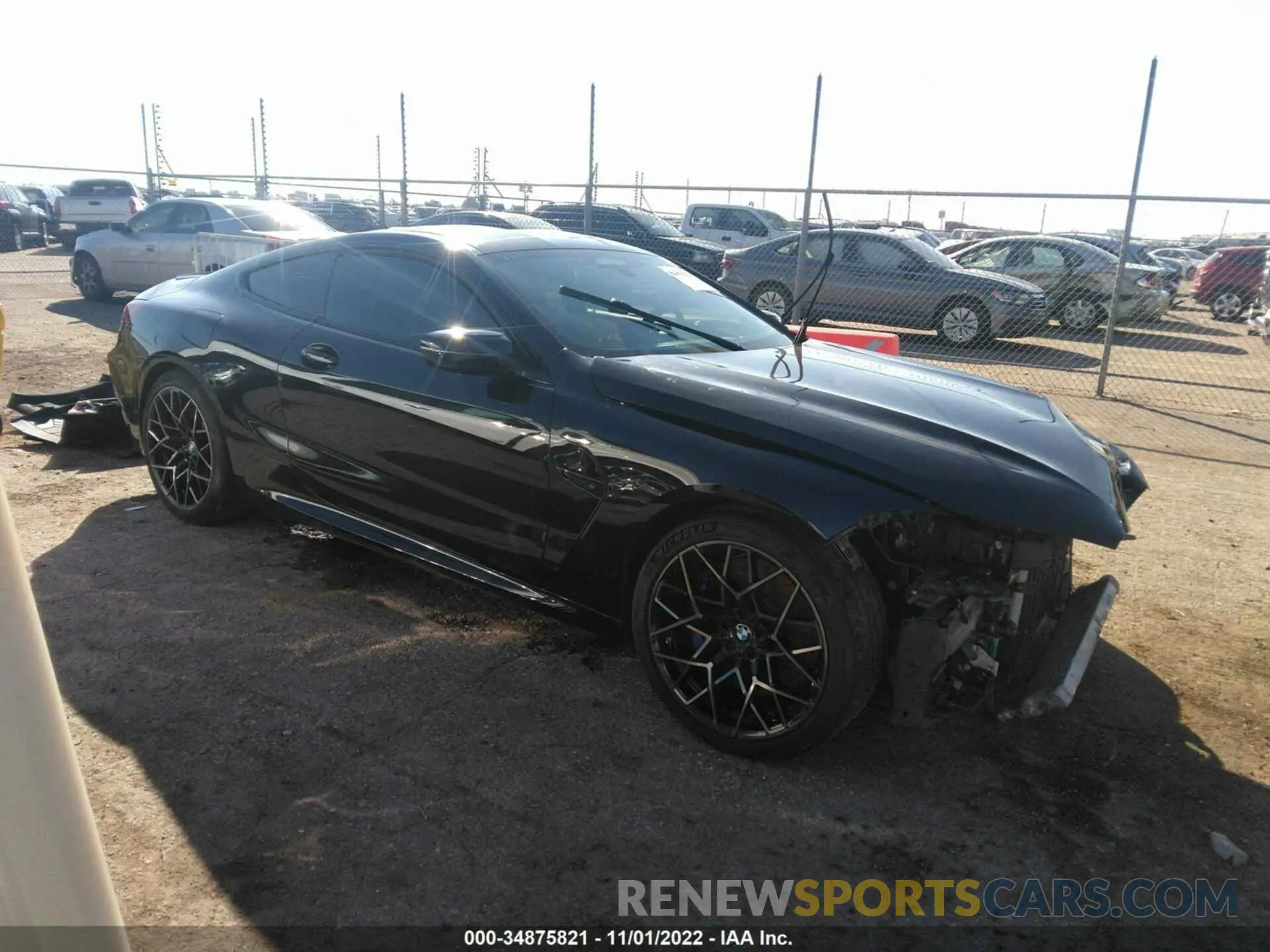 1 Photograph of a damaged car WBSAE0C03LCD88955 BMW M8 2020