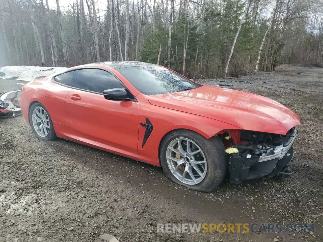4 Photograph of a damaged car WBSAE0C05LCD59053 BMW M8 2020
