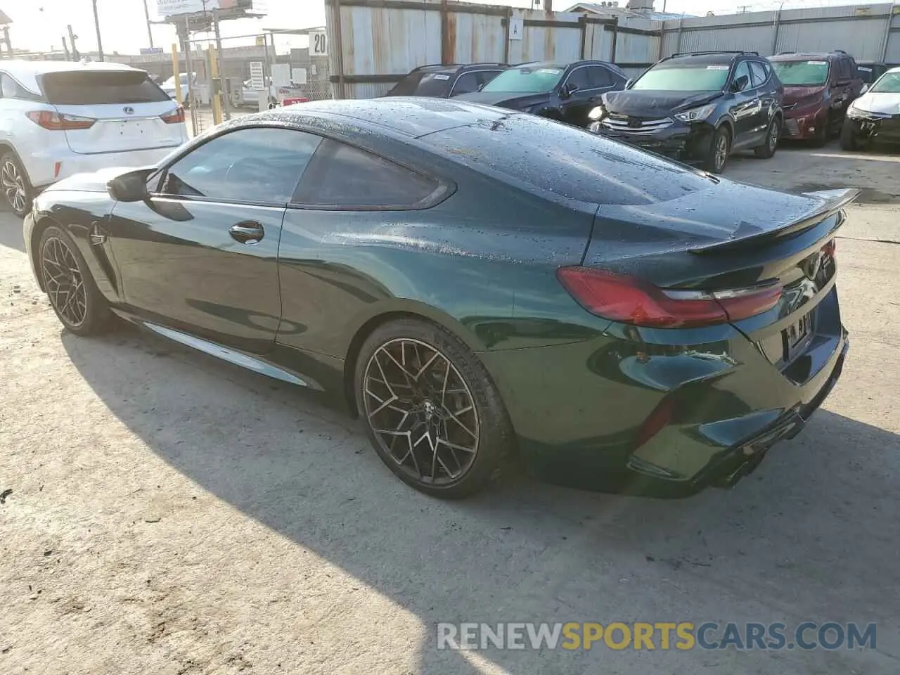 2 Photograph of a damaged car WBSAE0C08LCD01468 BMW M8 2020