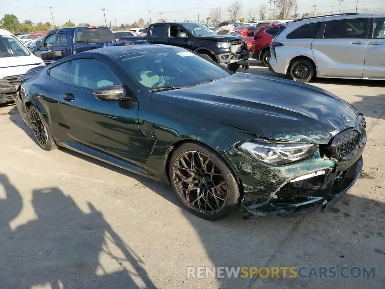 4 Photograph of a damaged car WBSAE0C08LCD01468 BMW M8 2020