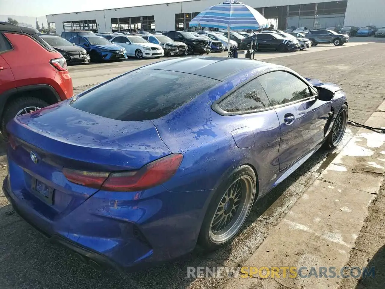 3 Photograph of a damaged car WBSAE0C08LCD77532 BMW M8 2020