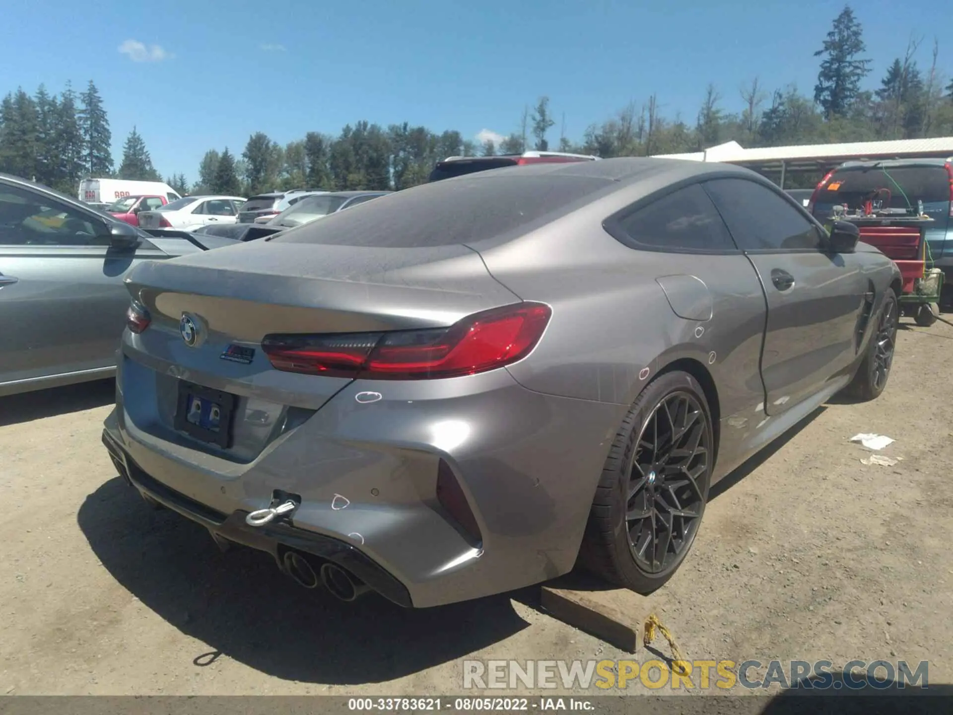 4 Photograph of a damaged car WBSAE0C09LCD92802 BMW M8 2020