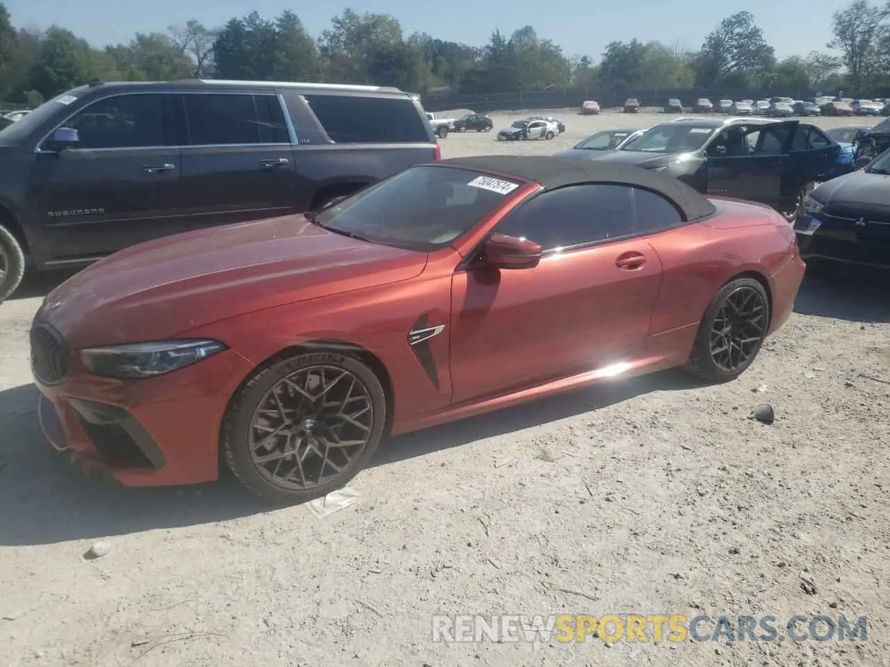 1 Photograph of a damaged car WBSDZ0C01LCD64106 BMW M8 2020