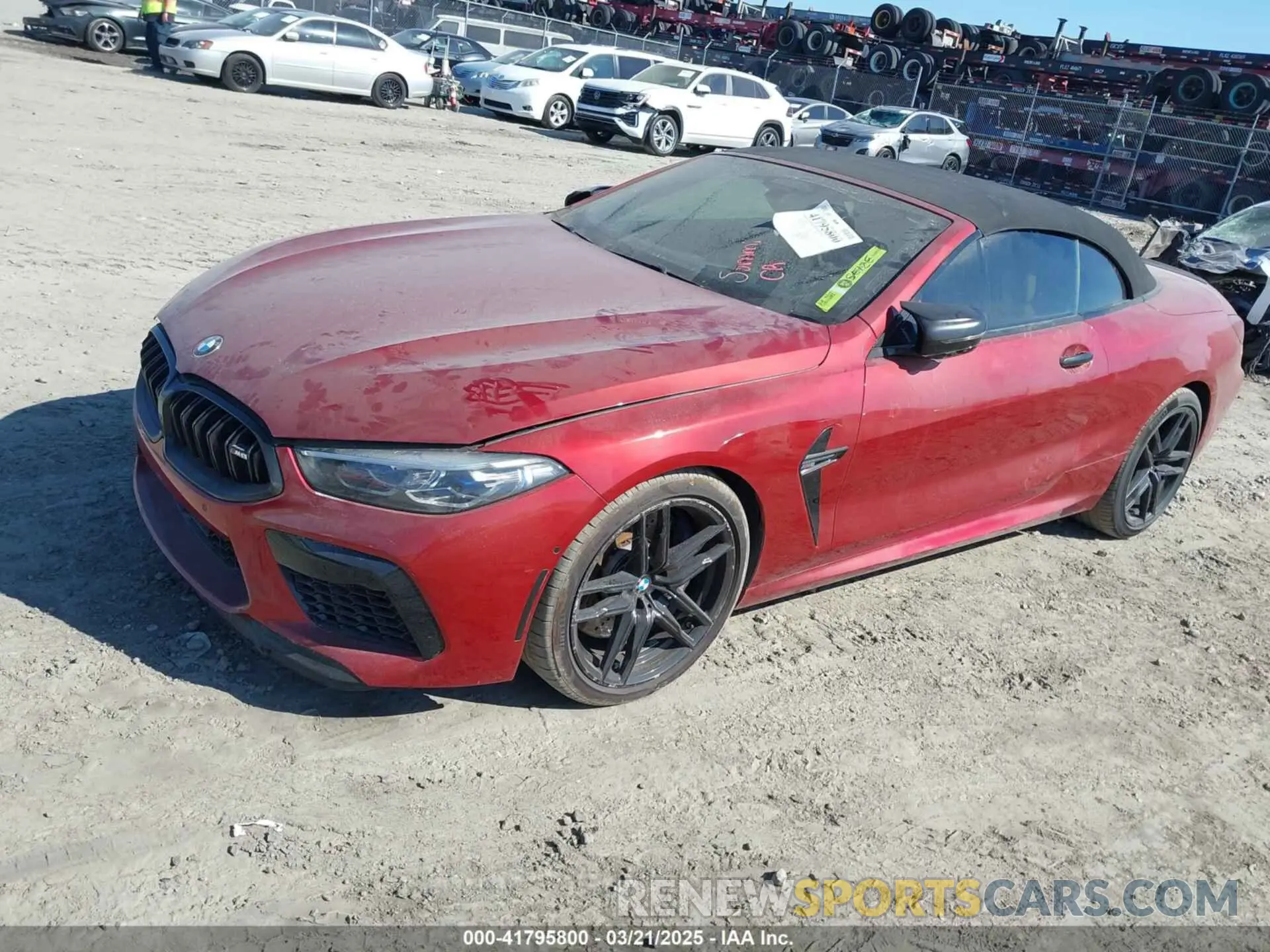 2 Photograph of a damaged car WBSDZ0C07LBM09505 BMW M8 2020