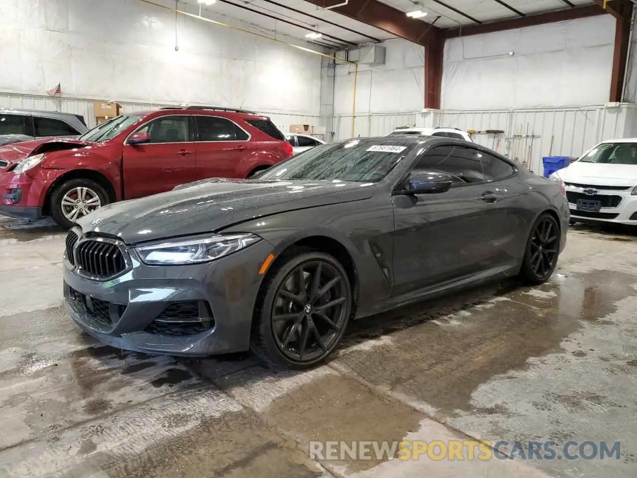 1 Photograph of a damaged car WBABC4C08MCE91845 BMW M8 2021