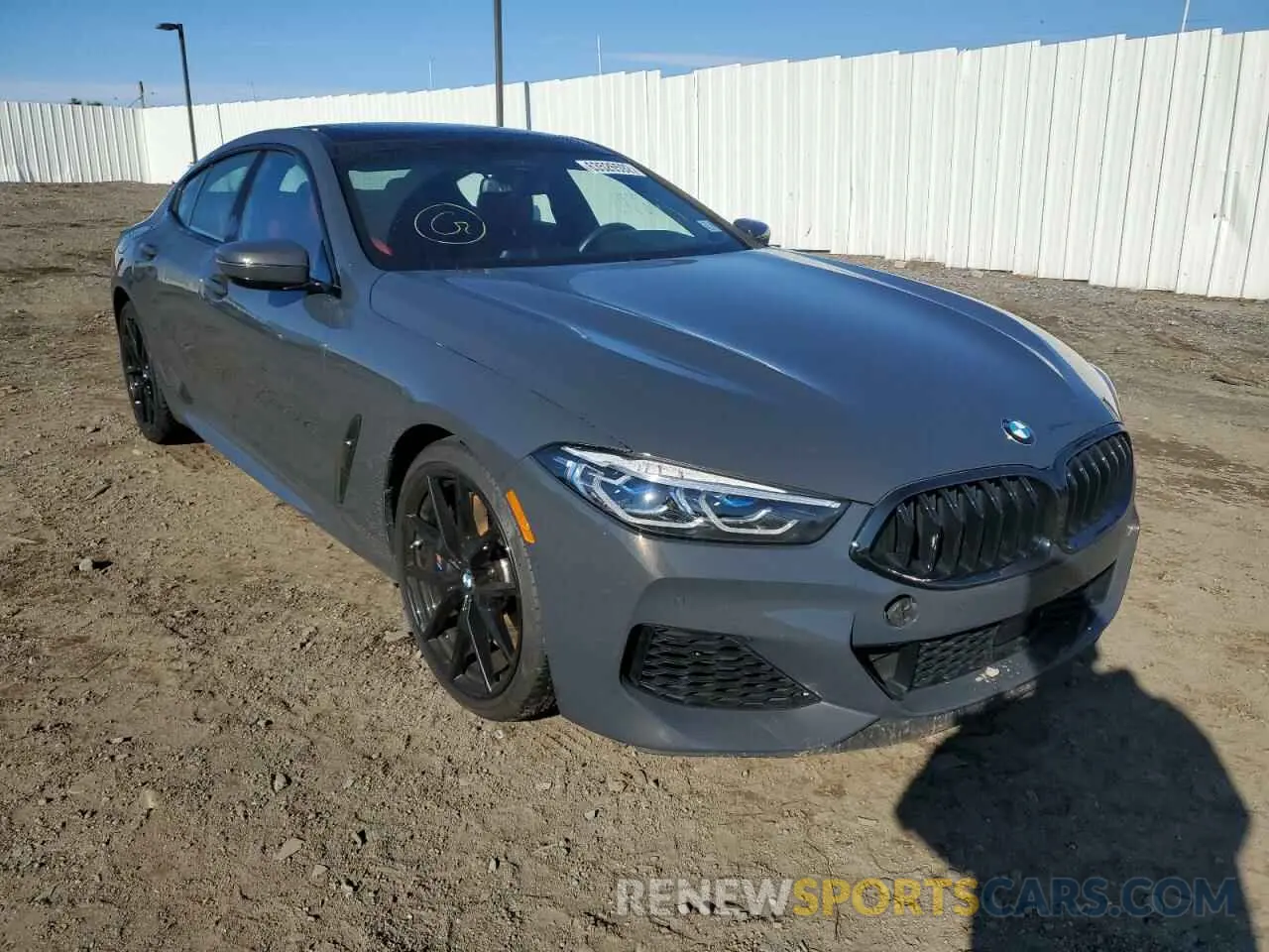 1 Photograph of a damaged car WBAGV8C02MCF60083 BMW M8 2021
