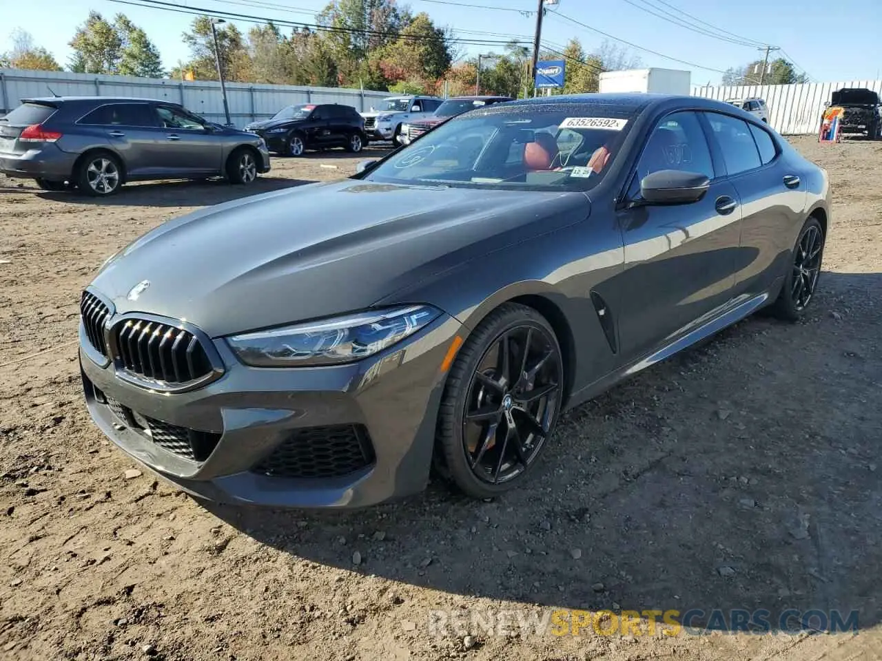 2 Photograph of a damaged car WBAGV8C02MCF60083 BMW M8 2021