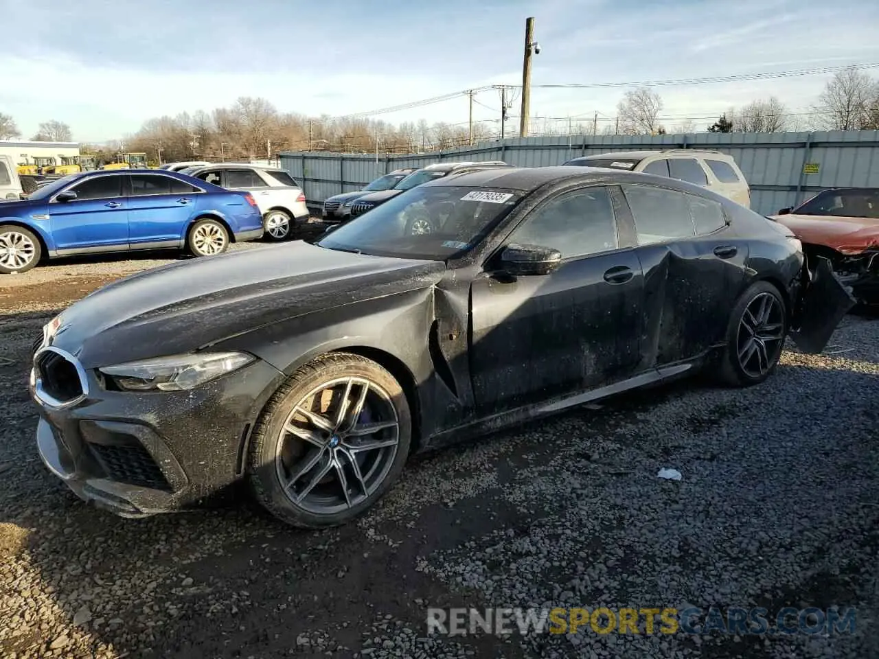 1 Photograph of a damaged car WBSGV0C06MCF55045 BMW M8 2021