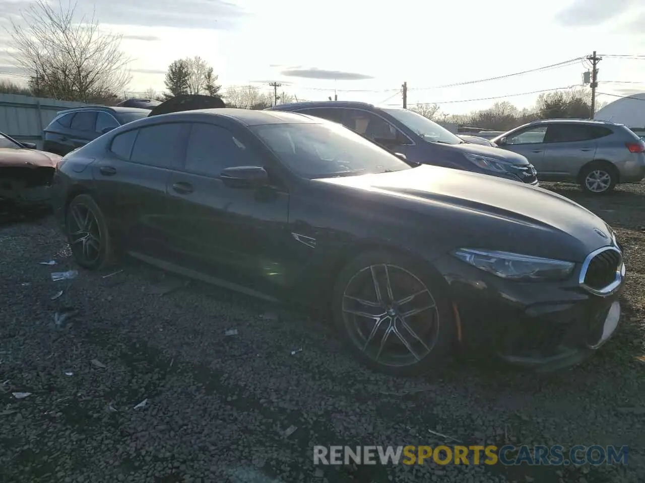 4 Photograph of a damaged car WBSGV0C06MCF55045 BMW M8 2021
