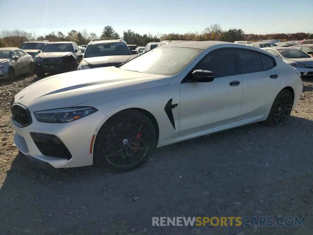 1 Photograph of a damaged car WBSGV0C02NCG77628 BMW M8 2022