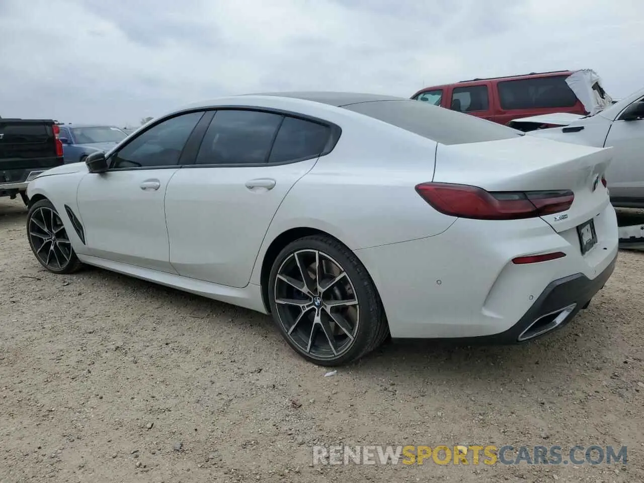 2 Photograph of a damaged car WBAGV8C01PCK29190 BMW M8 2023