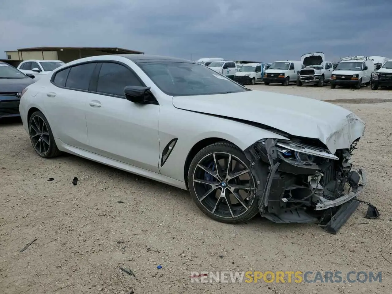 4 Photograph of a damaged car WBAGV8C01PCK29190 BMW M8 2023