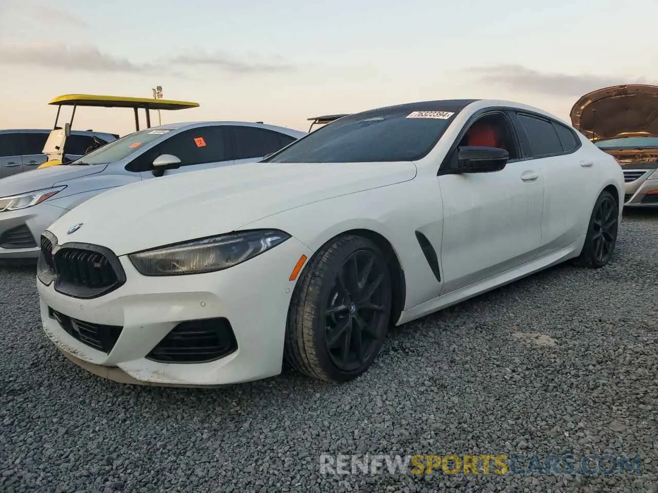 1 Photograph of a damaged car WBAGV8C0XPCL58173 BMW M8 2023