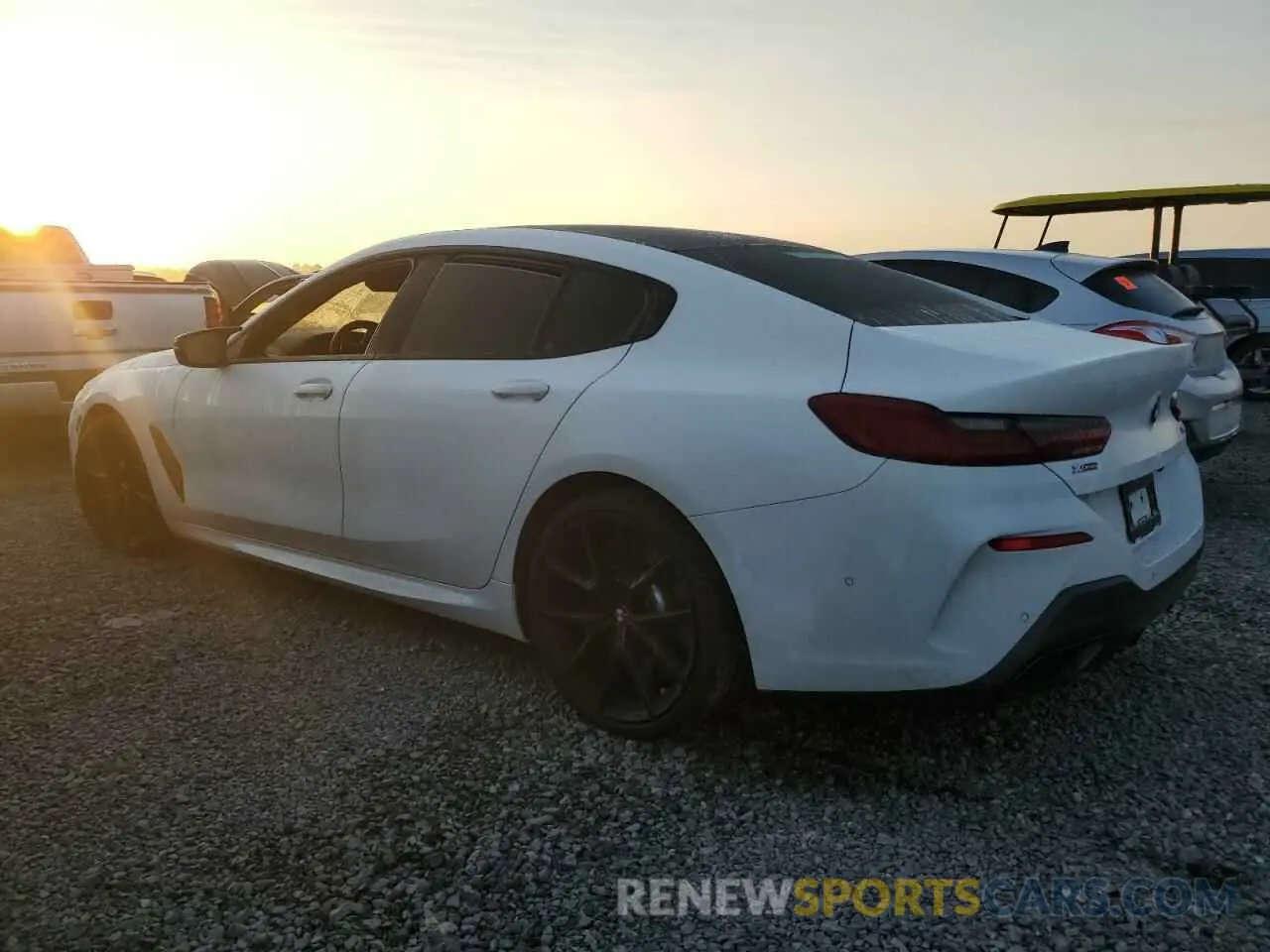 2 Photograph of a damaged car WBAGV8C0XPCL58173 BMW M8 2023