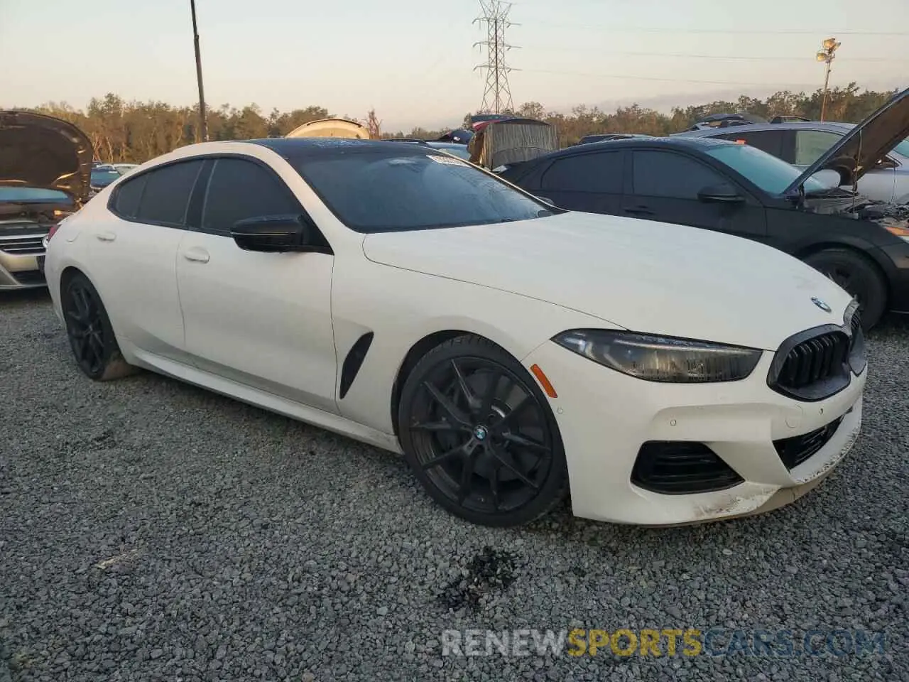 4 Photograph of a damaged car WBAGV8C0XPCL58173 BMW M8 2023