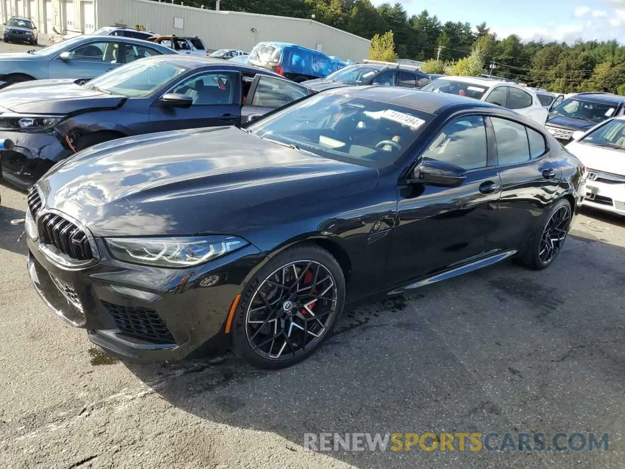 1 Photograph of a damaged car WBSGV0C0XPCM43253 BMW M8 2023