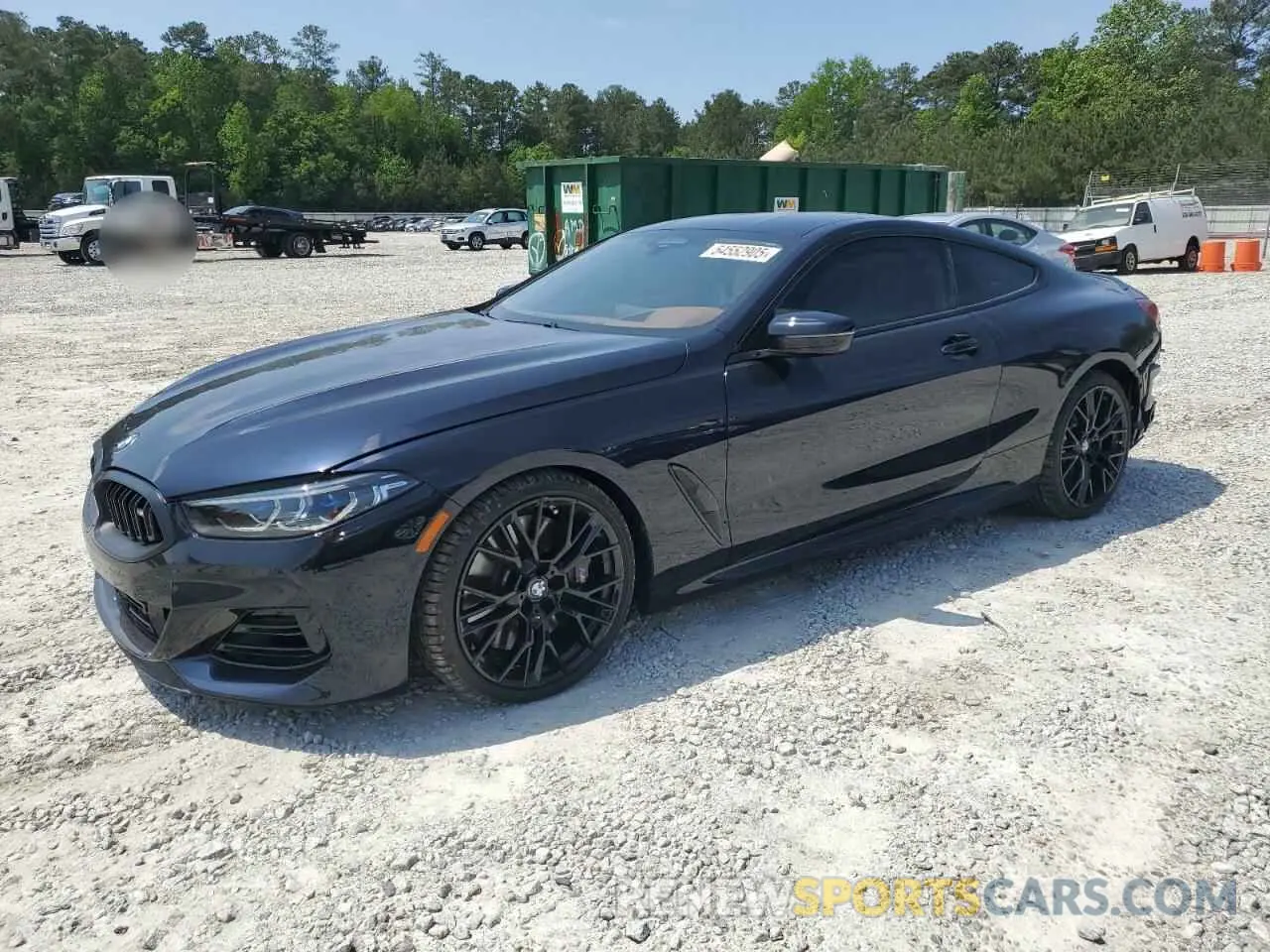 1 Photograph of a damaged car WBABC4C07RCP90022 BMW M8 2024