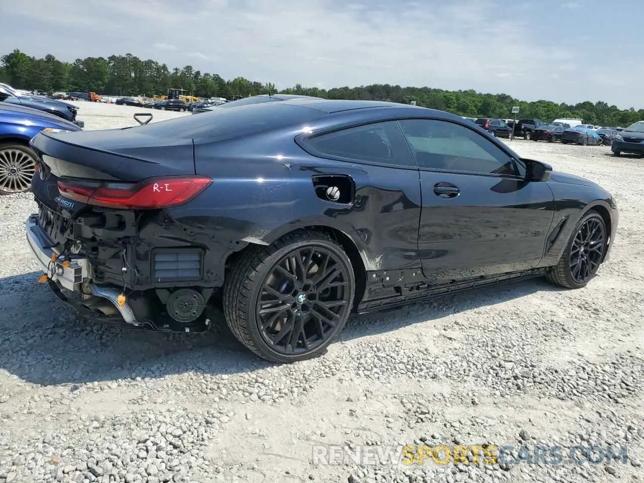 3 Photograph of a damaged car WBABC4C07RCP90022 BMW M8 2024