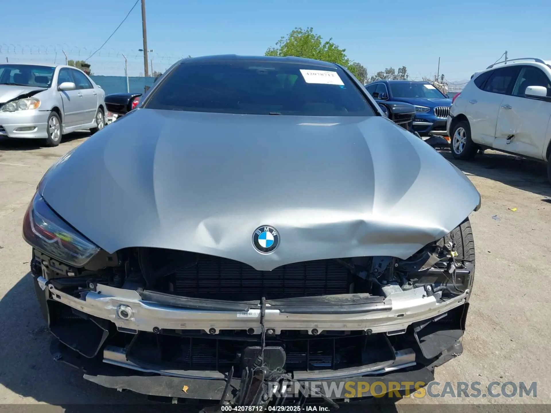 13 Photograph of a damaged car WBSAE0C00RCR03268 BMW M8 2024