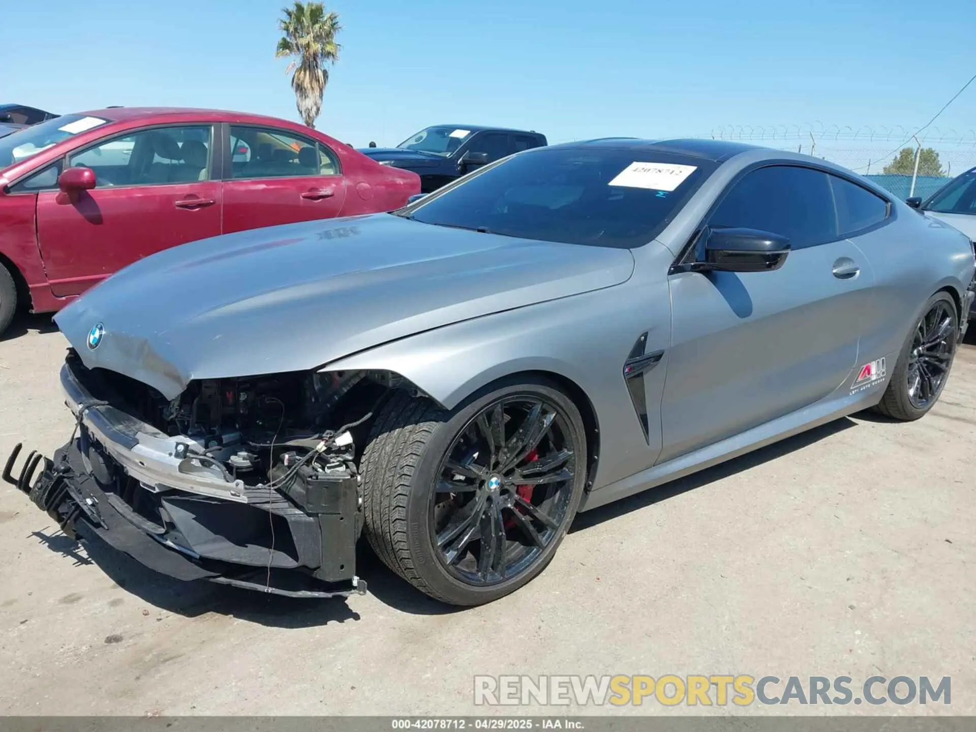 2 Photograph of a damaged car WBSAE0C00RCR03268 BMW M8 2024