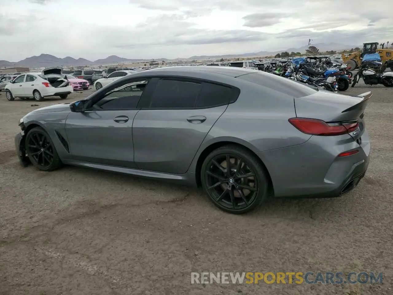 2 Photograph of a damaged car WBAGV8C02SCS15792 BMW M8 2025