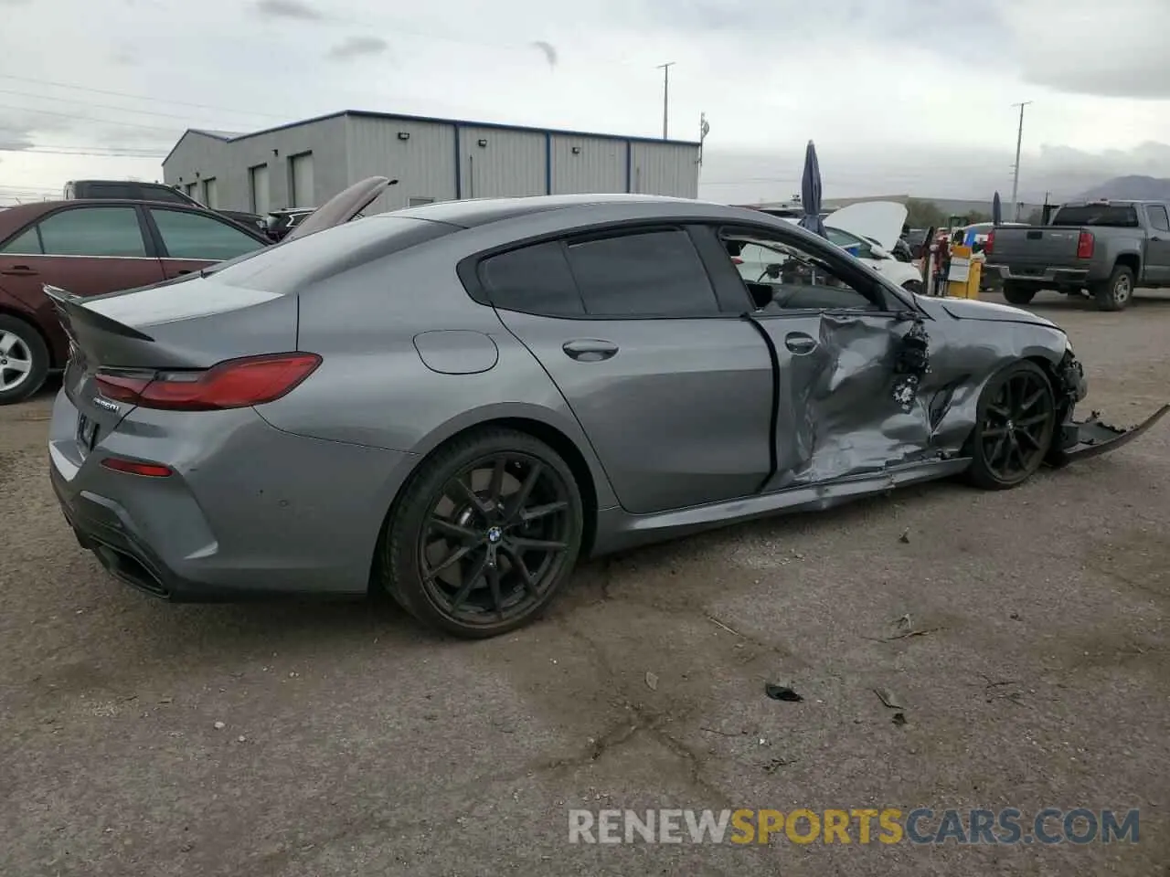 3 Photograph of a damaged car WBAGV8C02SCS15792 BMW M8 2025