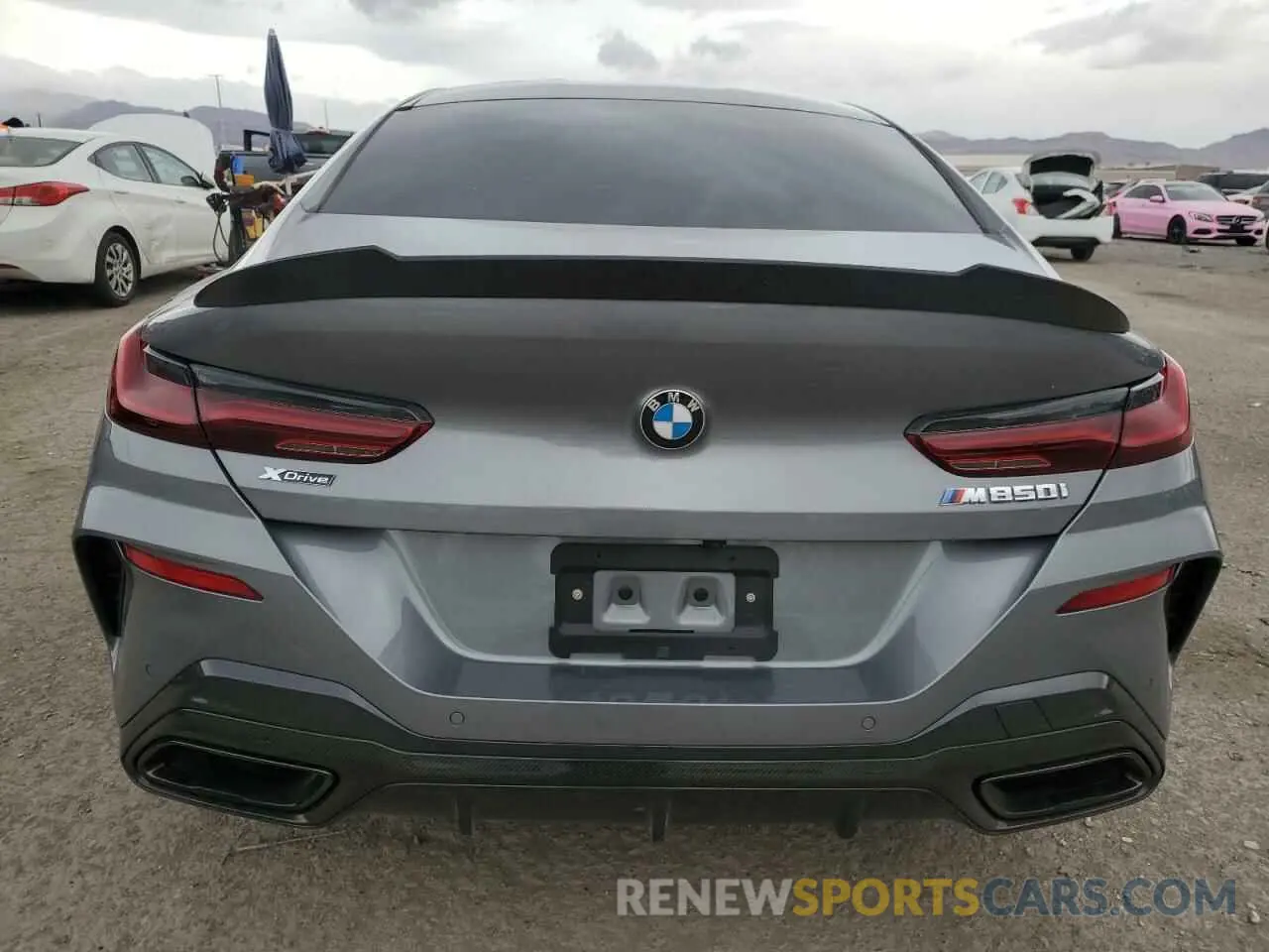 6 Photograph of a damaged car WBAGV8C02SCS15792 BMW M8 2025