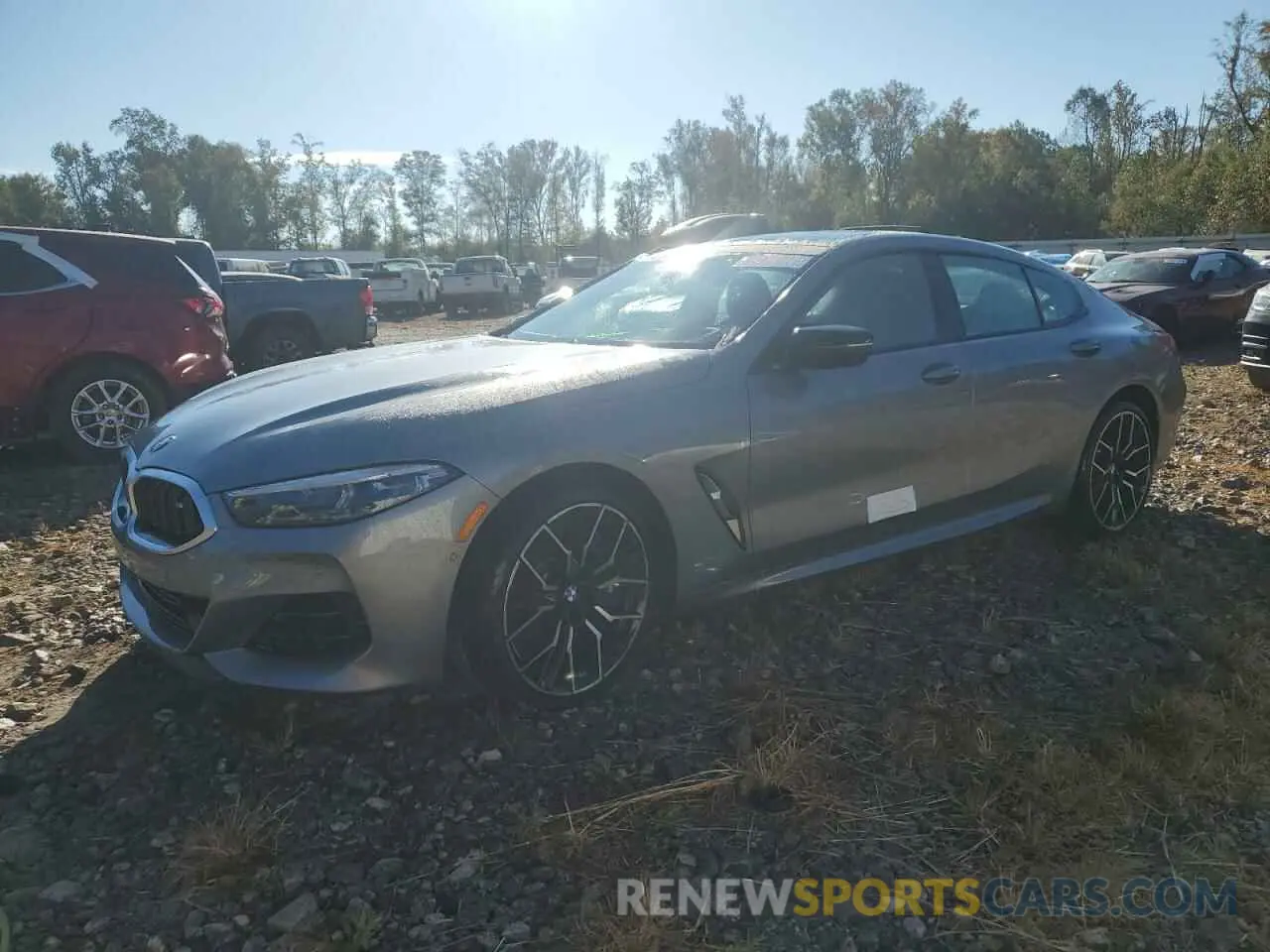 1 Photograph of a damaged car WBAGV8C03SCS52916 BMW M8 2025