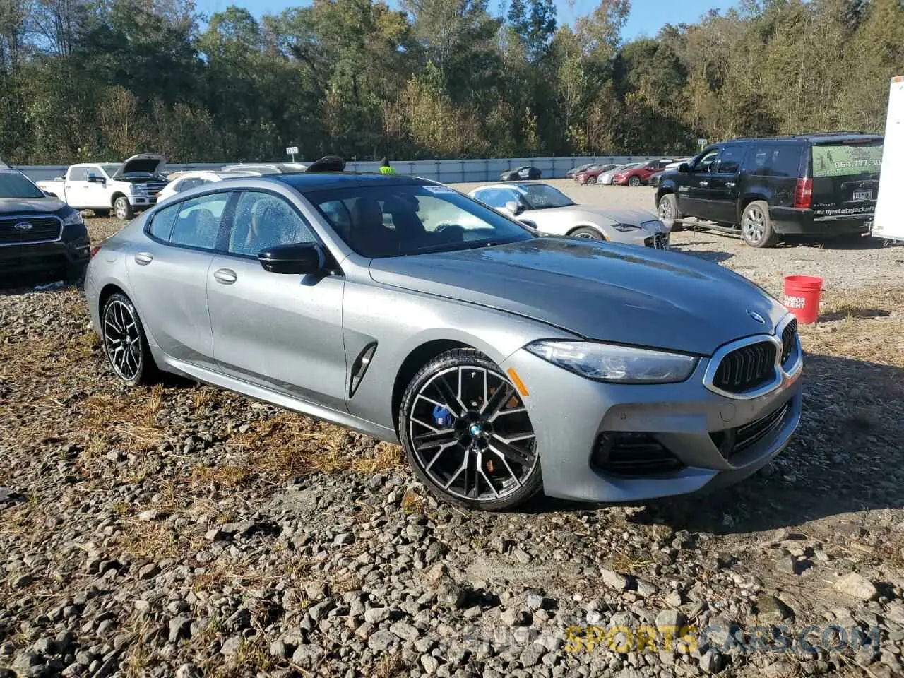 4 Photograph of a damaged car WBAGV8C03SCS52916 BMW M8 2025