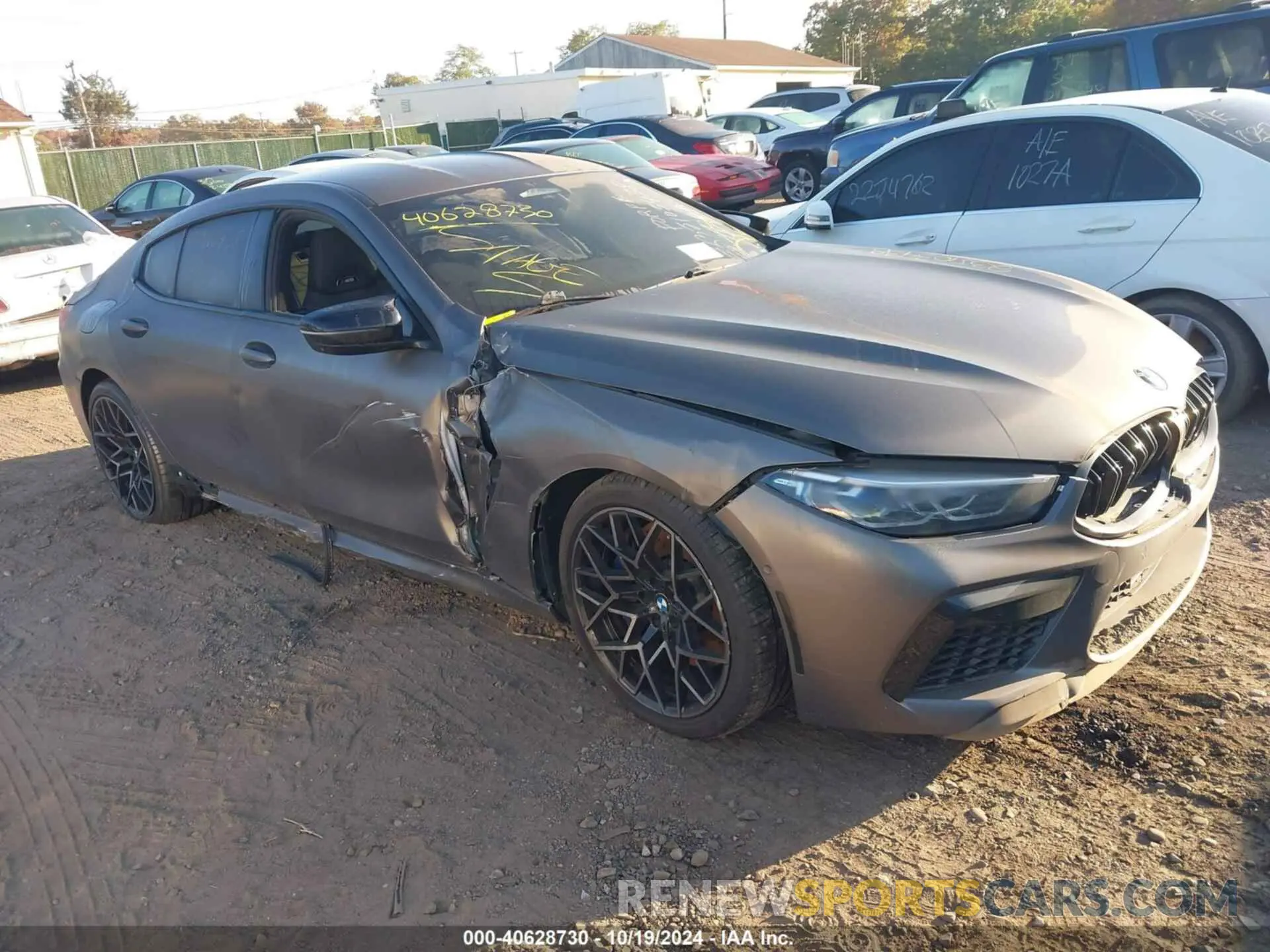 1 Photograph of a damaged car WBSGV0C02LCD64222 BMW M8 GRAN COUPE 2020