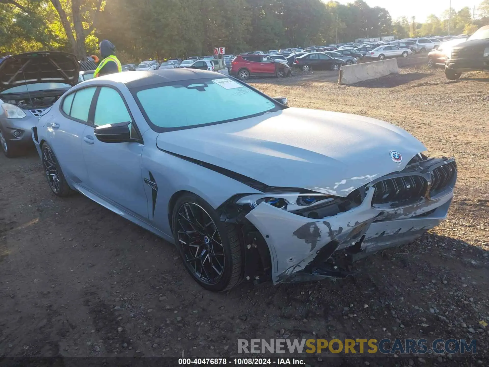1 Photograph of a damaged car WBSGV0C00PCM88248 BMW M8 GRAN COUPE 2023