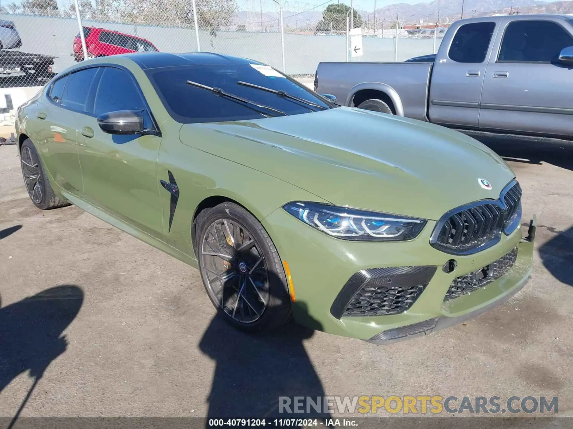 1 Photograph of a damaged car WBSGV0C01PCK50263 BMW M8 GRAN COUPE 2023